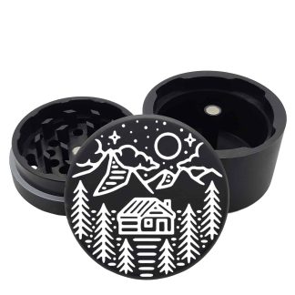 USA Made: Cabin Trees, Black, 2.500 [63mm], 3 Piece