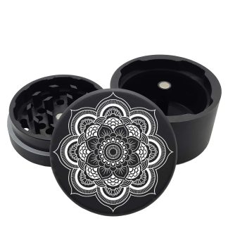 USA Made: Dahlia Mandala, 2.500 [63mm], Black, 3 Piece