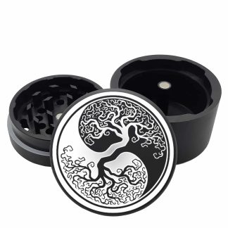 USA Made: Yin Yang & Tree Of Life, Black, 2.500 [63mm], 3 Piece
