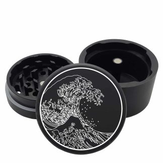USA Made: The Great Wave Off Kanagawa, Black, 2.500 [63mm], 3 Piece