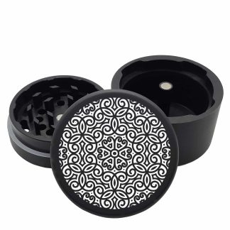 USA Made: Loopy Mandala, Black, 2.500 [63mm], 3 Piece
