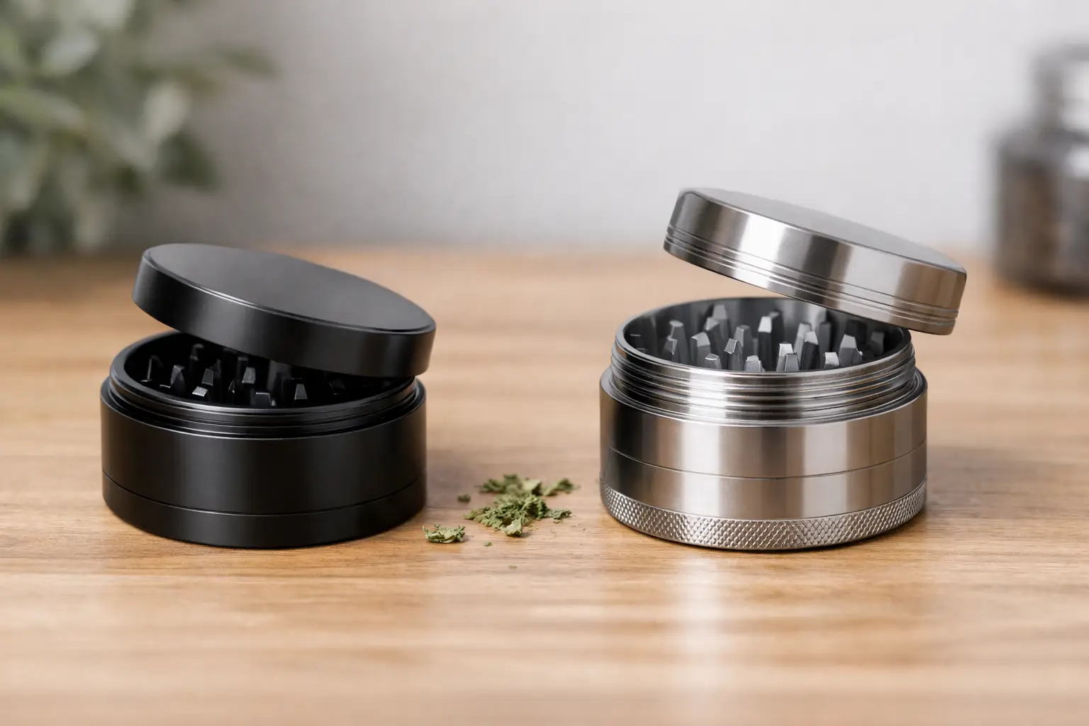 Magnetic Lid vs Threaded Grinder